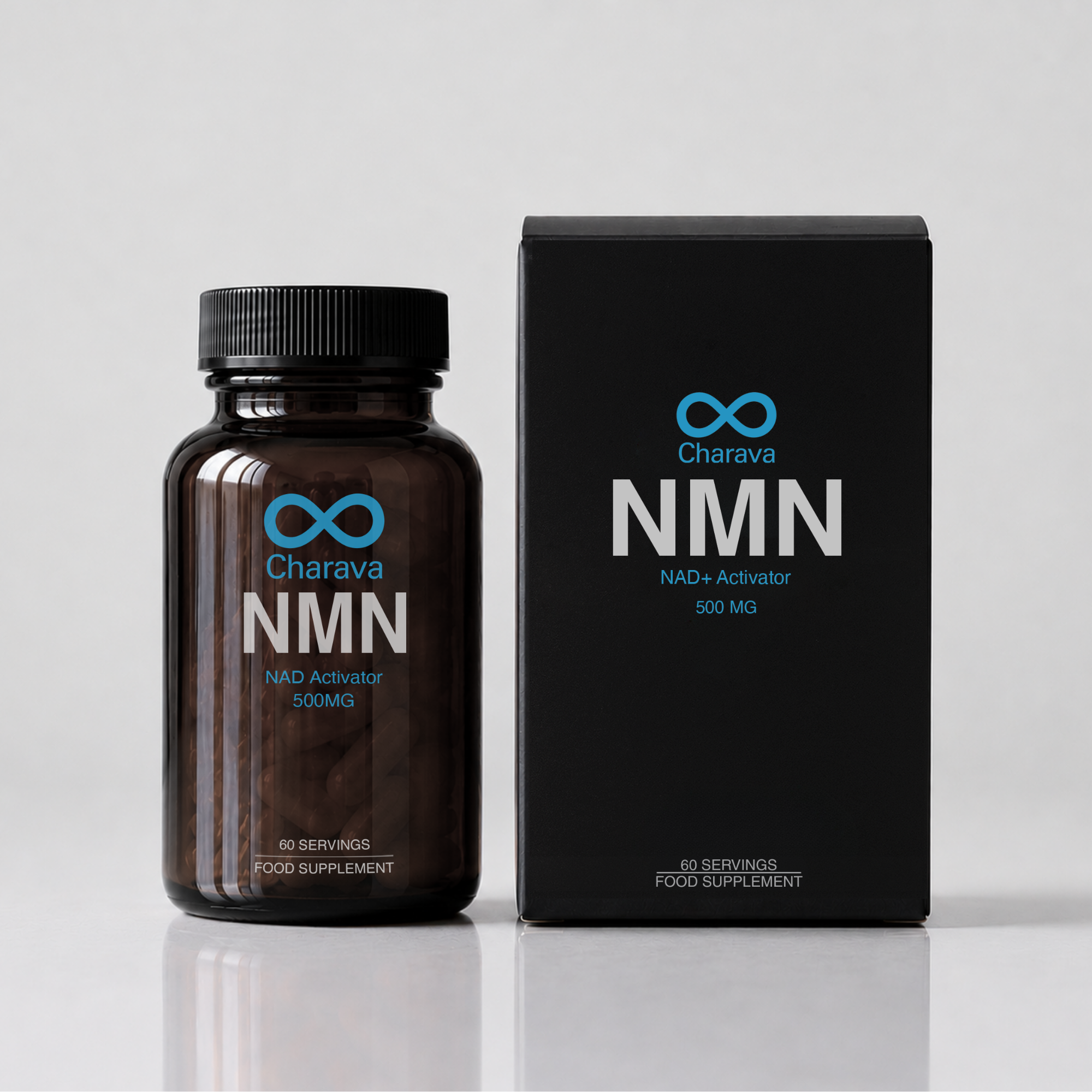 Charava NMN 500mg - NMN Supplements South Africa - Nicotinamide Mononucleotide