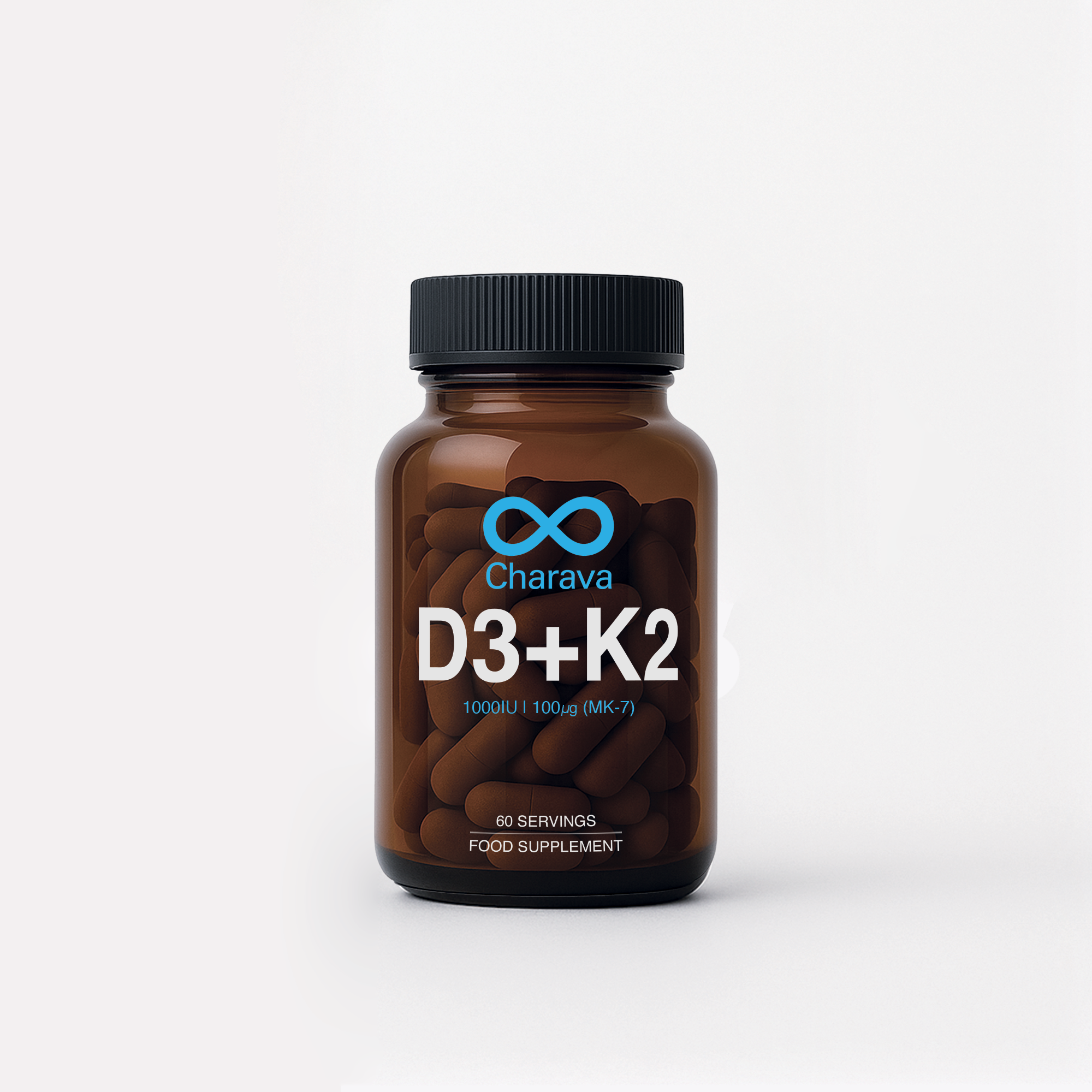 glutathione d3 1000mg and k2 ma7 Charava Vitamin D3 (1000IU) + K2 (MK-7)