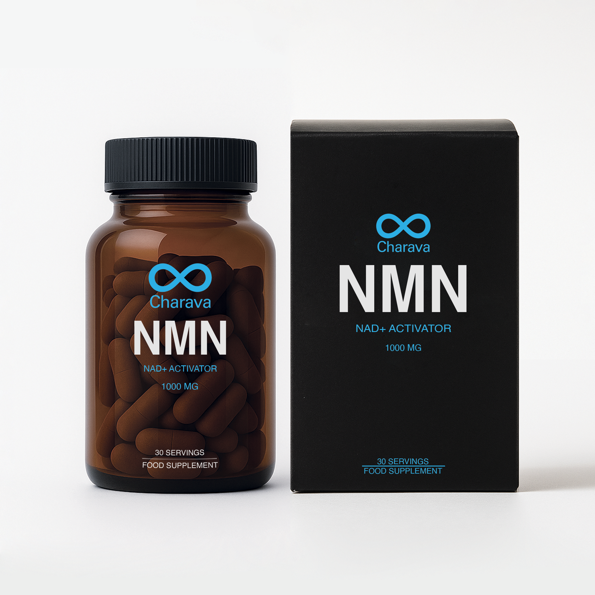 Charava NMN 1000mg - NMN Supplements South Africa - Nicotinamide Mononucleotide
