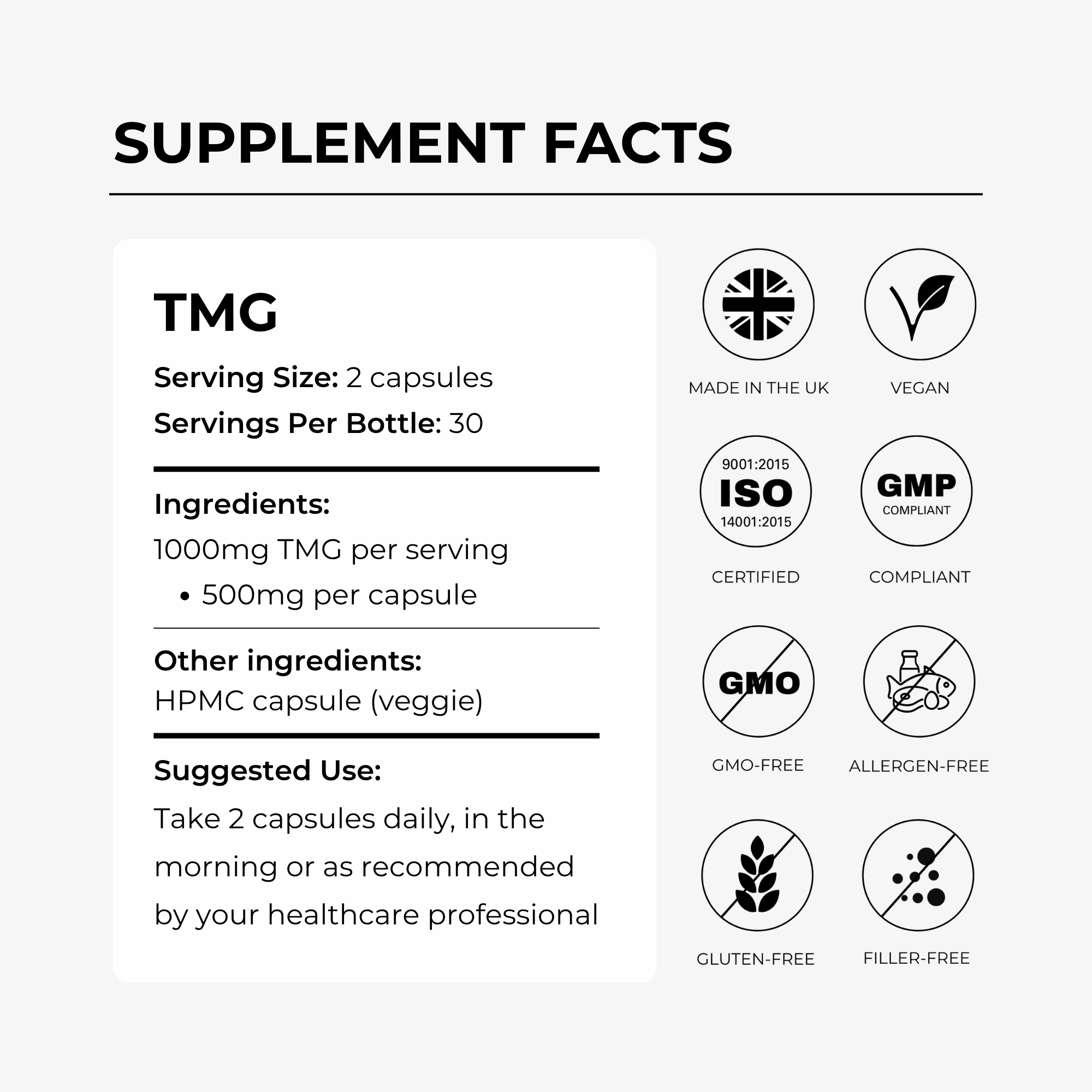 Charava TMG 1000mg