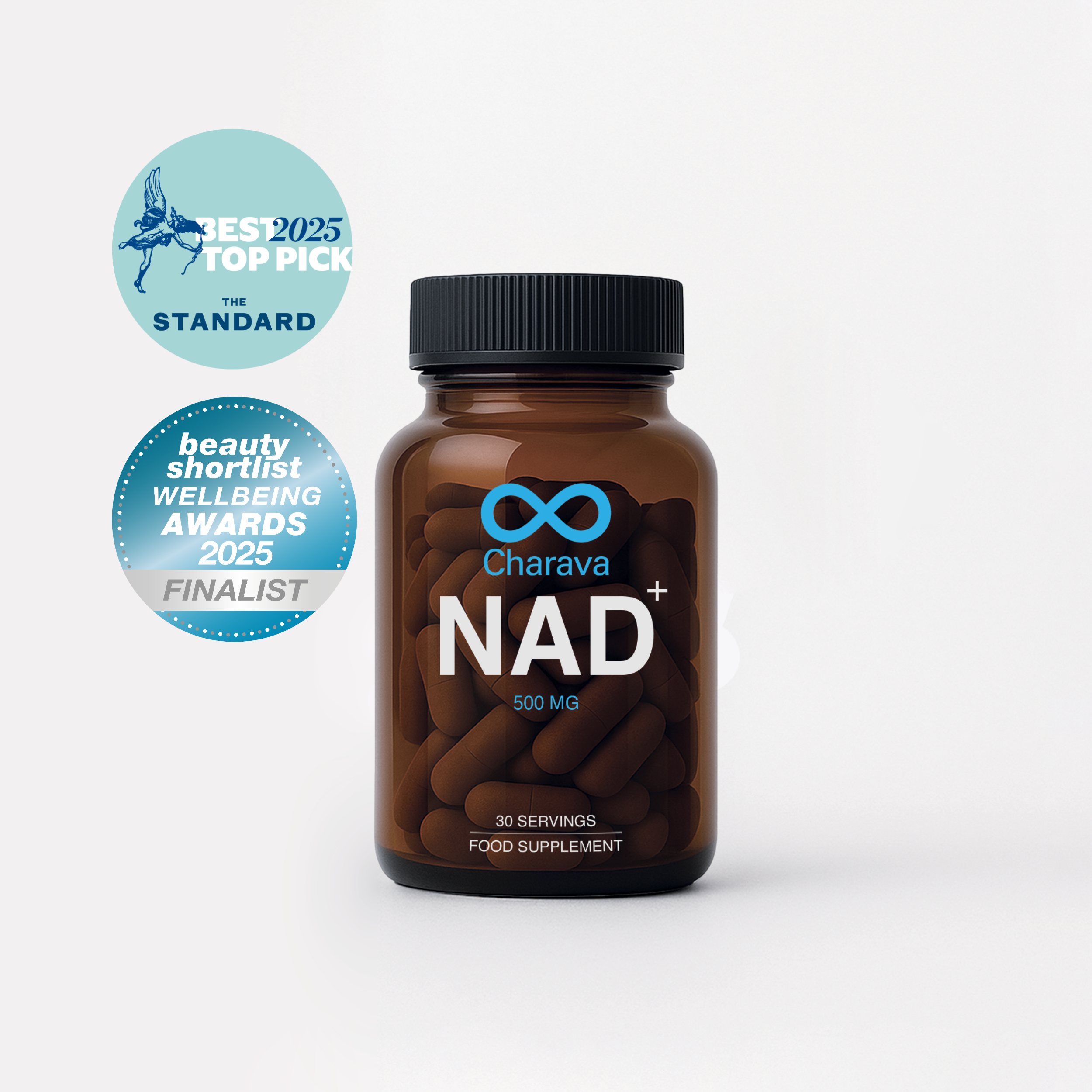Charava NAD+ 500mg - NAD Supplements South Africa - Nicotinamide Adenine Dinucleotide