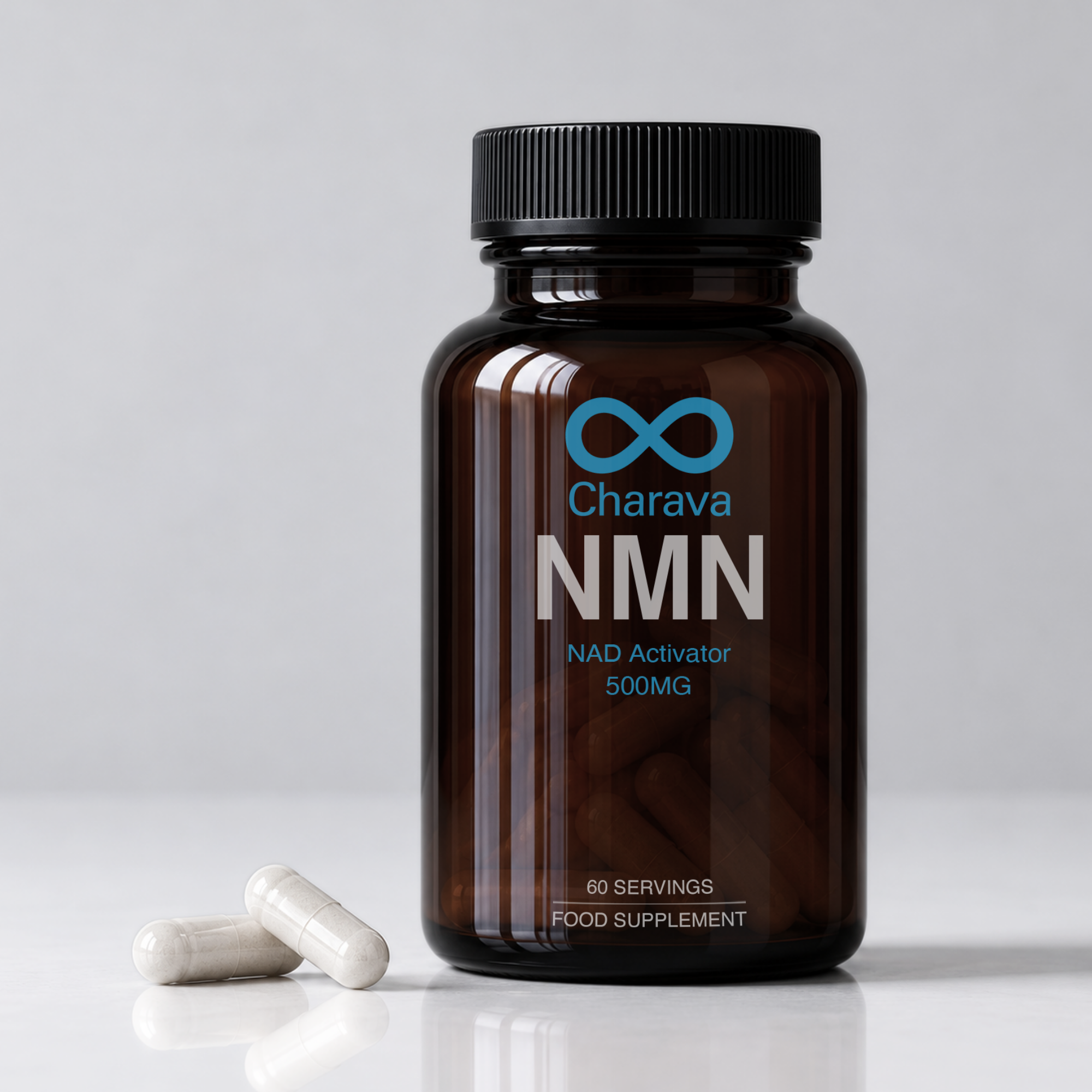 Charava NMN 500mg - NMN Supplements South Africa - Nicotinamide Mononucleotide