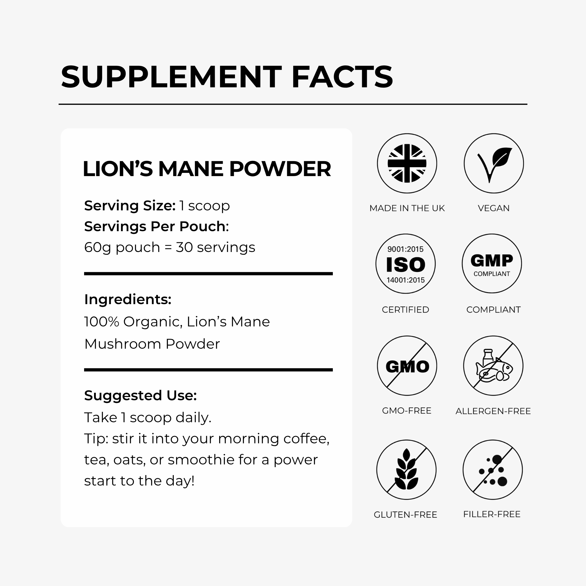 Lion's Mane Powder