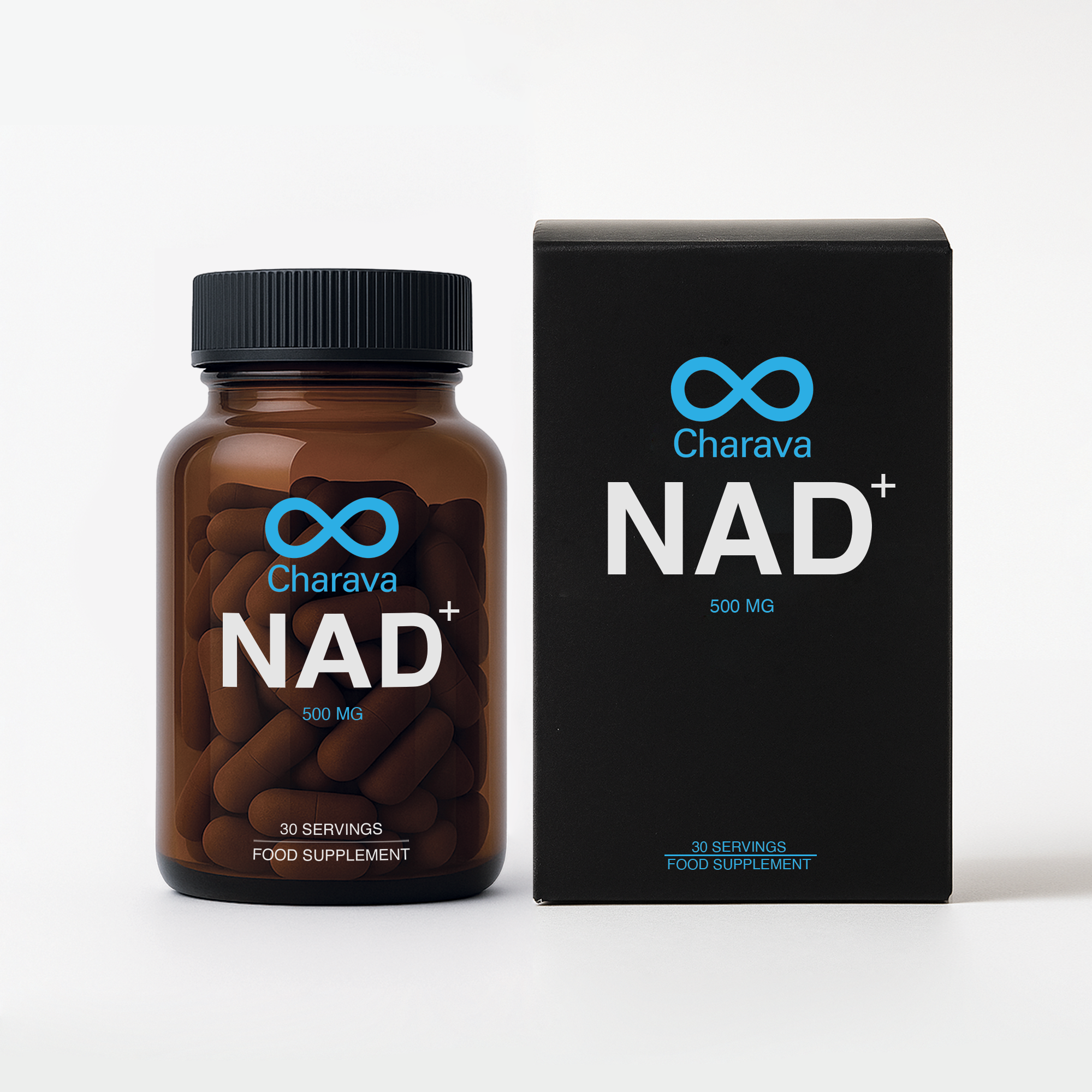 Charava NAD+ 500mg - NAD Supplements South Africa - Nicotinamide Adenine Dinucleotide